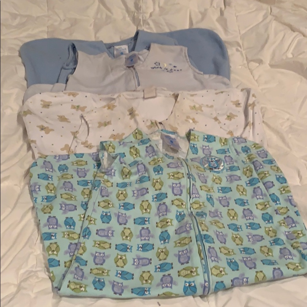 Bundle of 4 sleep sacks - 6 to 12 months
